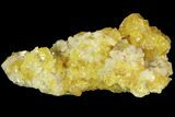 Sparkling Sulfur & Calcite Crystals - Poland #79238-2